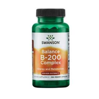 Swanson Balance B-200 Complex - B vitamin komplex - 100 veggie kapszula